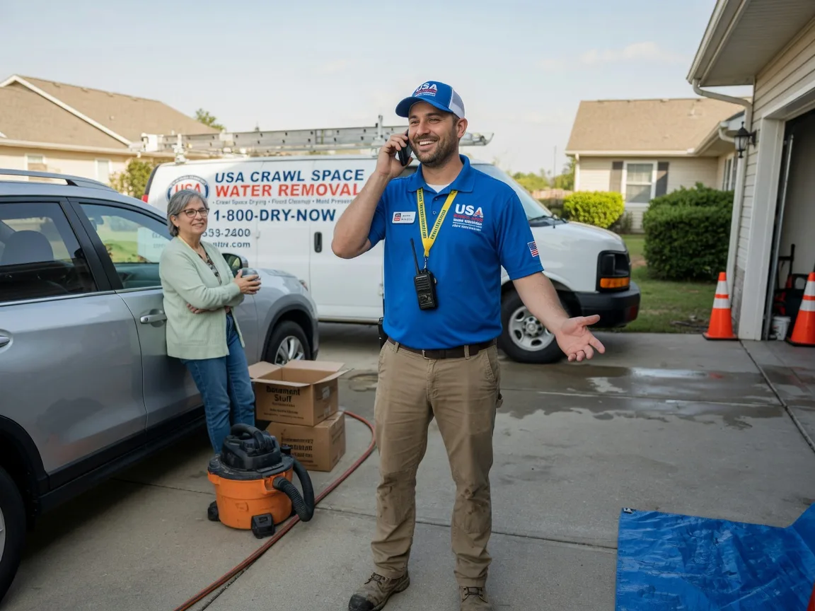 Crawl Space Water Removal Waxhaw, NC FAQs